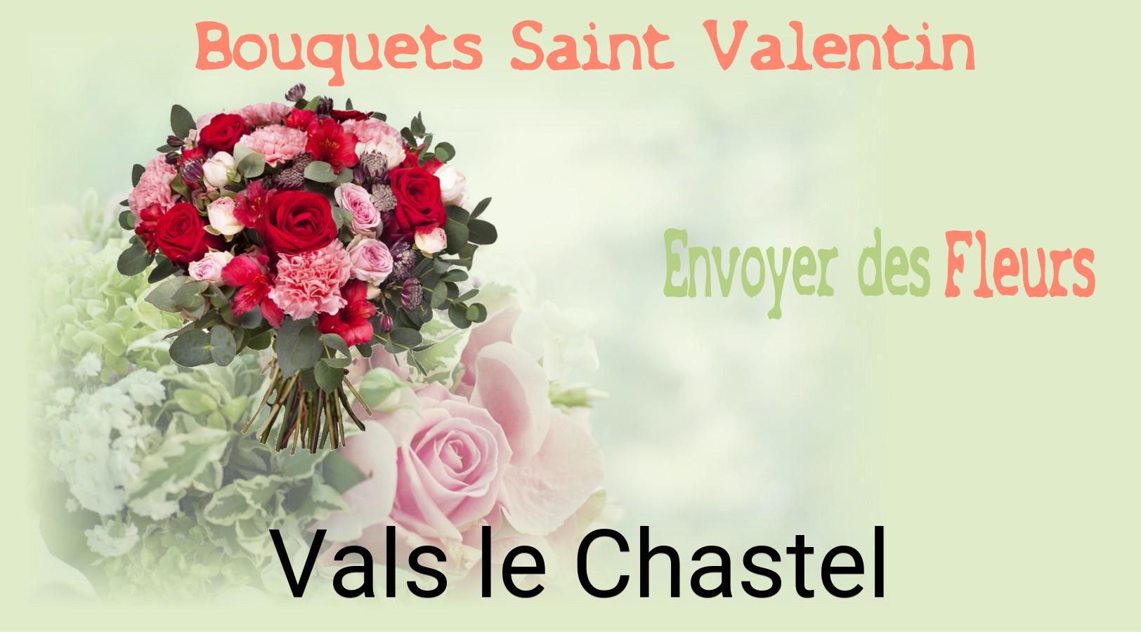 Roses de Saint-Valentin livrées à Vals-le-Chastel